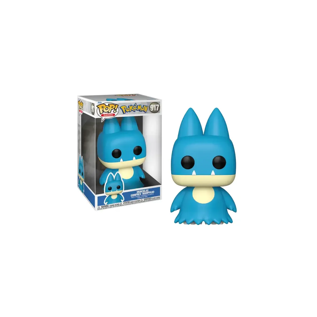 PRE-ORDER* Funko Pop! POKEMON - POP JUMBO 10'' N° 917 - Munchlax