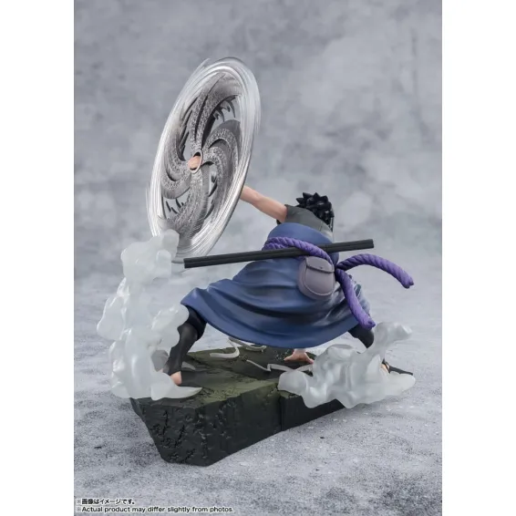 Naruto Shippuden - Figuarts Zero - Figurine Sasuke Uchiha: The Light & Dark of the Mangekyo Sharingan (Extra Battle) Tamashii Na