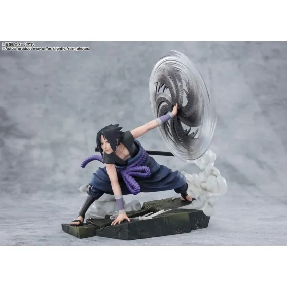 Naruto Shippuden - Figuarts Zero - Figurine Sasuke Uchiha: The Light & Dark of the Mangekyo Sharingan (Extra Battle) Tamashii Na