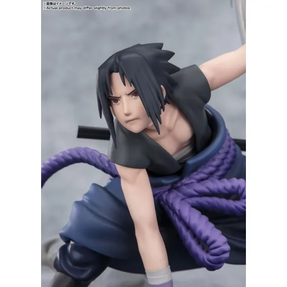 Naruto Shippuden - Figuarts Zero - Figurine Sasuke Uchiha: The Light & Dark of the Mangekyo Sharingan (Extra Battle) Tamashii Na