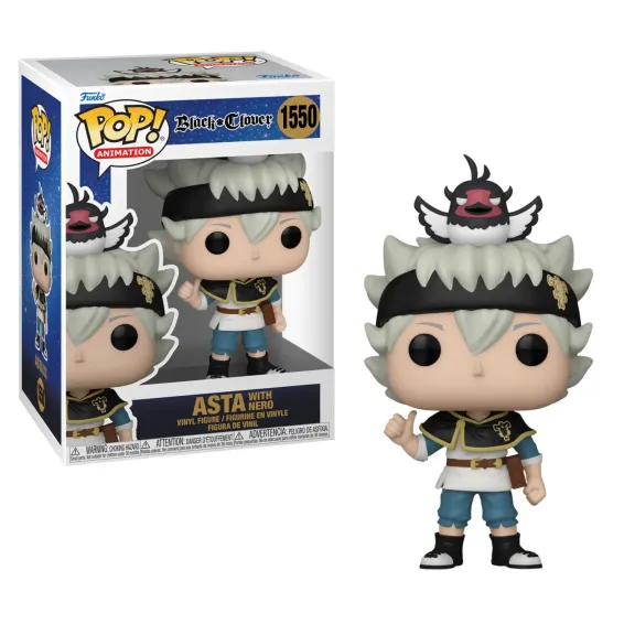 Black Clover - Figura Asta with Nero 1550 POP! Funko - 1