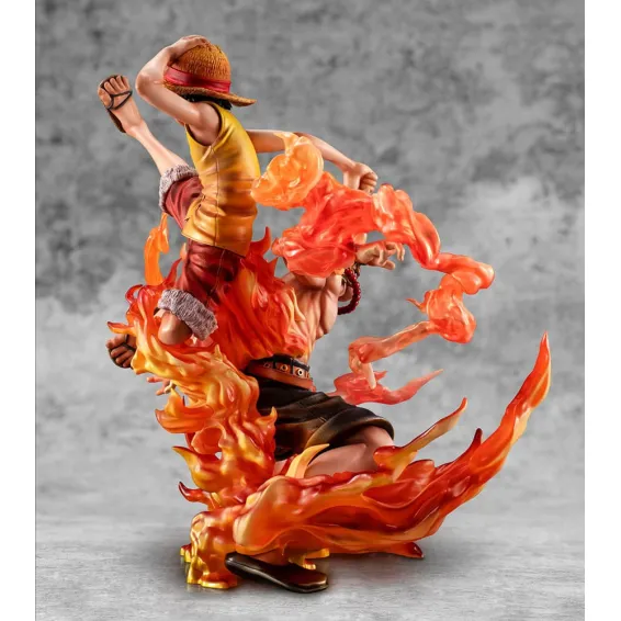 One Piece - Portrait of Pirates NEO-MAXIMUM - Figurine Luffy & Ace Bond between brothers 20th Limited Ver. PRÉCOMMANDE Megahouse