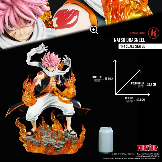 Fairy Tail - Figura Natsu Kutsine Statue 18