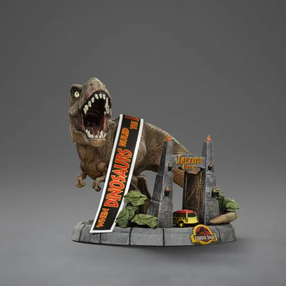 Jurassic Park - MiniCo - Figura T-Rex 30th Anniversary Deluxe PREPEDIDO Iron Studios - 2