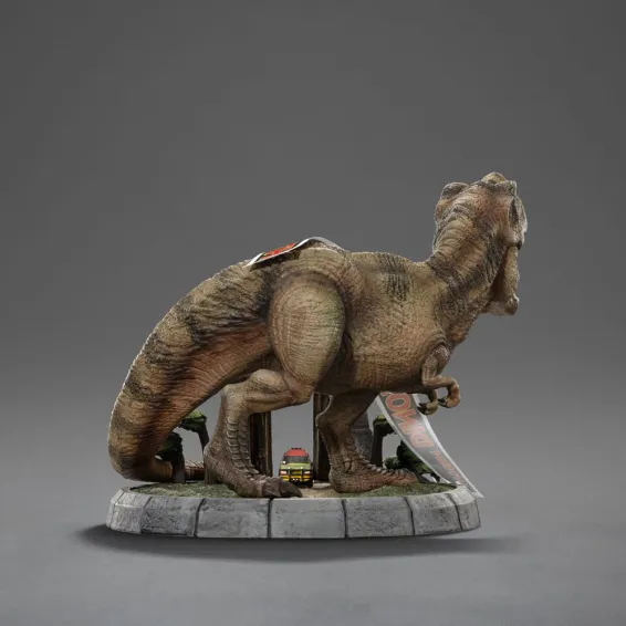 Jurassic Park - MiniCo - Figura T-Rex 30th Anniversary Deluxe PREPEDIDO Iron Studios - 4