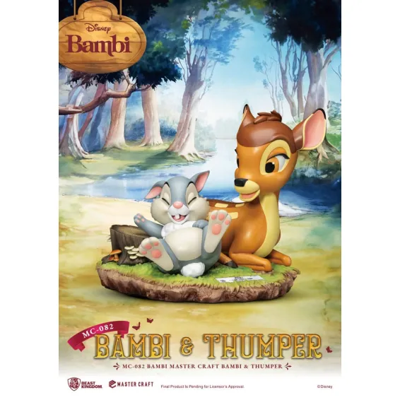 Disney Bambi - Master Craft - Figura Bambi & Thumper PREPEDIDO Beast Kingdom - 1