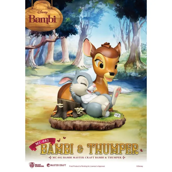 Disney Bambi - Master Craft - Figurine Bambi & Thumper PRÉCOMMANDE Beast Kingdom - 3