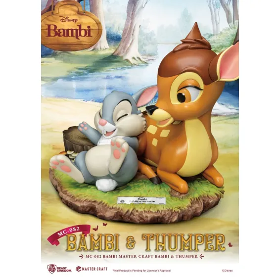 Disney Bambi - Master Craft - Bambi & Thumper Figure PRE-ORDER Beast Kingdom - 5