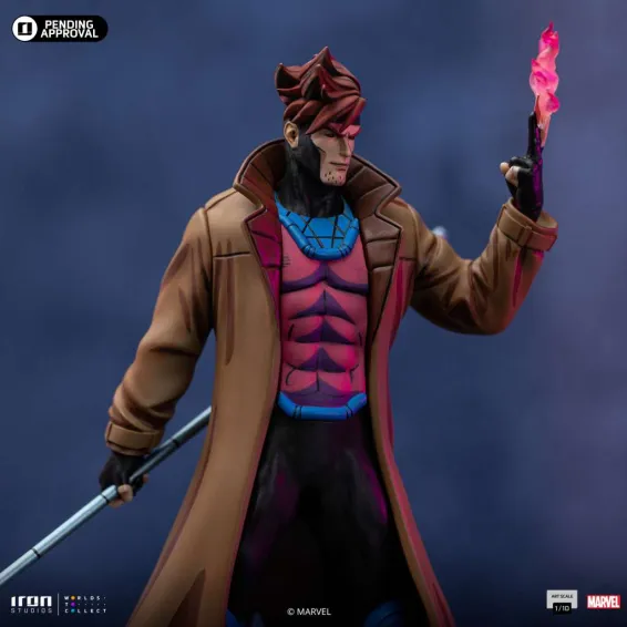 Marvel Comics - Art Scale 1/10 - Figura Gambit (X-Men '97) PREPEDIDO Iron Studios - 4