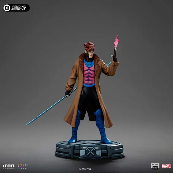 Marvel Comics - Art Scale 1/10 - Figura Gambit (X-Men '97) PREPEDIDO Iron Studios - 1