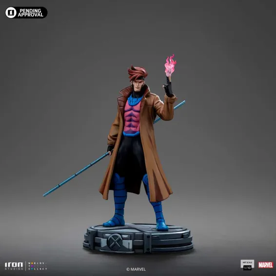 Marvel Comics - Art Scale 1/10 - Figura Gambit (X-Men '97) PREPEDIDO Iron Studios - 2