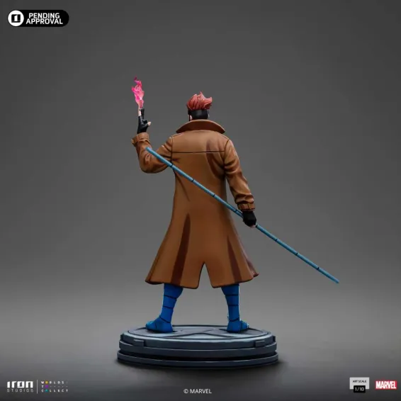 Marvel Comics - Art Scale 1/10 - Figura Gambit (X-Men '97) PREPEDIDO Iron Studios - 3