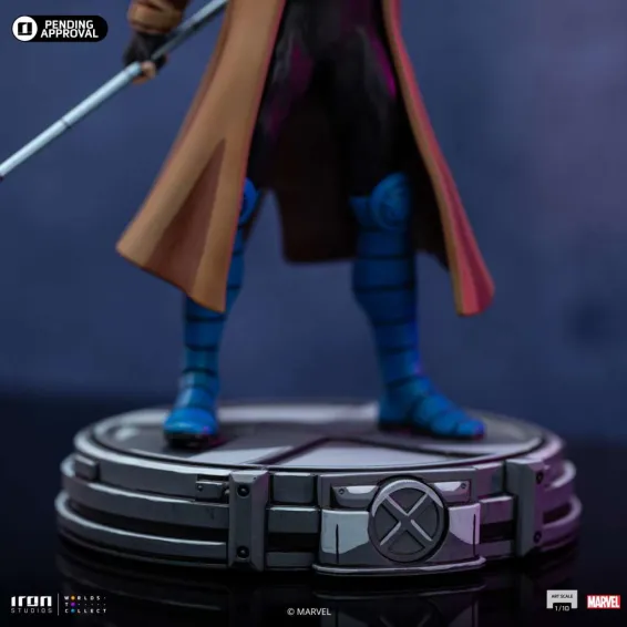 Marvel Comics - Art Scale 1/10 - Figura Gambit (X-Men '97) PREPEDIDO Iron Studios - 5