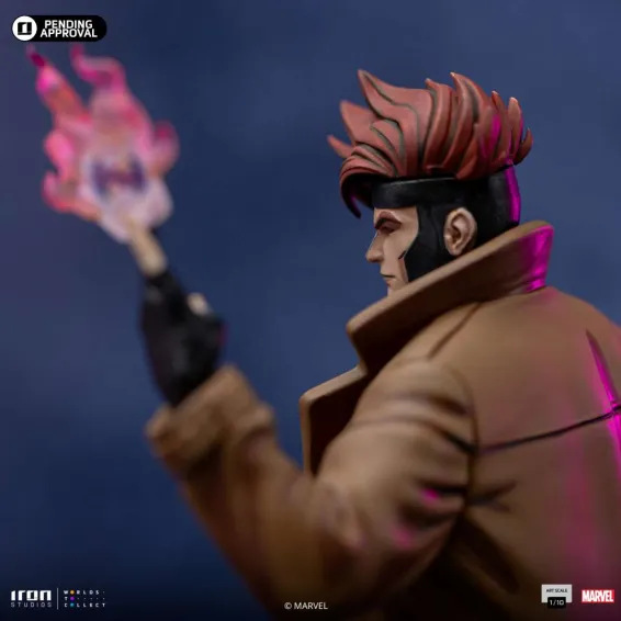 Marvel Comics - Art Scale 1/10 - Figura Gambit (X-Men '97) PREPEDIDO Iron Studios - 6