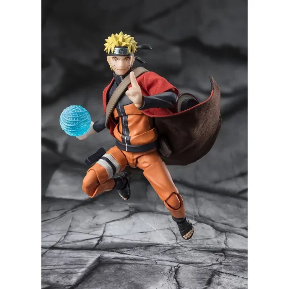 Naruto Shippuden - S.H. Figuarts - Figurine Naruto Uzumaki Sage Mode (Savior of Konoha) Tamashii Nations 2