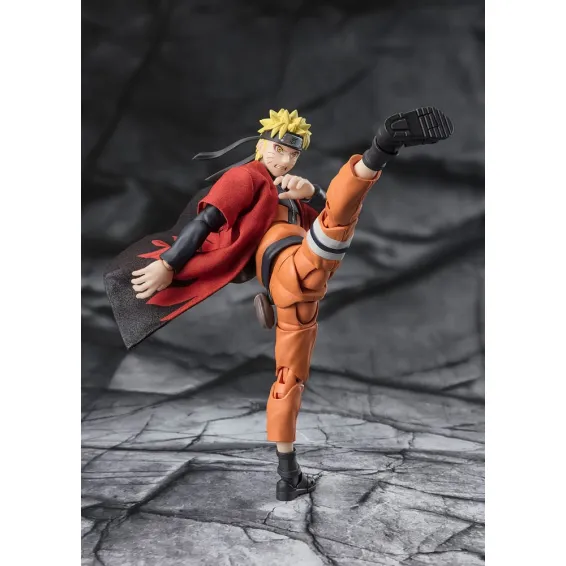 Naruto Shippuden - S.H. Figuarts - Figurine Naruto Uzumaki Sage Mode (Savior of Konoha) Tamashii Nations 3