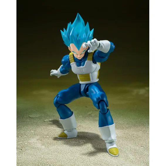 Dragon Ball Super - S.H. Figuarts - Figura Super Saiyan God Super Saiyan Vegeta (Unwavering Saiyan Pride) - 1