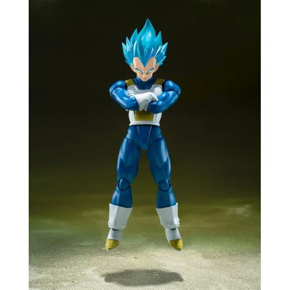 Dragon Ball Super - S.H. Figuarts - Figura Super Saiyan God Super Saiyan Vegeta (Unwavering Saiyan Pride) - 4