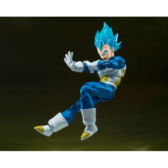 Dragon Ball Super - S.H. Figuarts - Figura Super Saiyan God Super Saiyan Vegeta (Unwavering Saiyan Pride) - 6