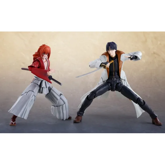 Rurouni Kenshin: Meiji Swordsman Romantic Story - S.H. Figuarts - Aoshi Shinomori Figure Tamashii Nations 4