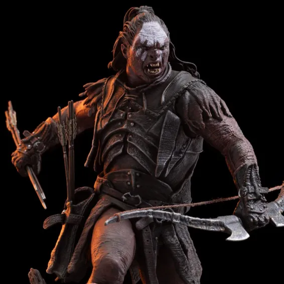 El Señor de los Anillos - Art Scale 1/10 - Figura Lurtz, Uruk-Hai Leader PREPEDIDO Iron Studios - 9