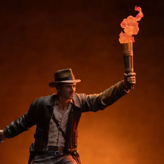 Indiana Jones - Art Scale 1/10 - Figura Indiana Jones Deluxe PREPEDIDO Iron Studios - 12