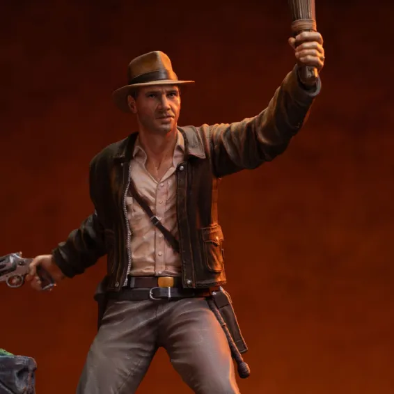 Indiana Jones - Art Scale 1/10 - Figurine Indiana Jones Deluxe PRÉCOMMANDE Iron Studios - 13