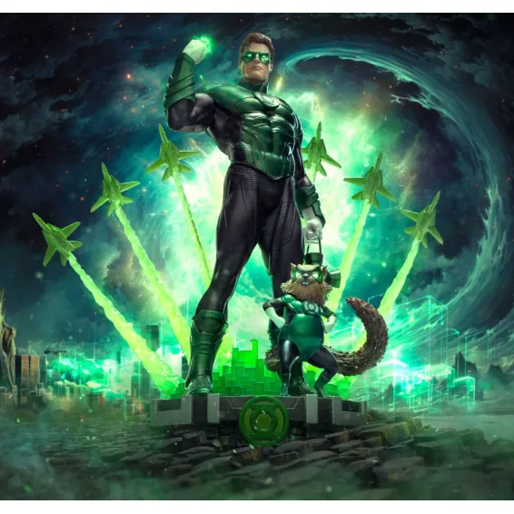 DC Comics - Art Scale 1/10 - Figura Green Lantern Unleashed Deluxe PREPEDIDO Iron Studios - 14