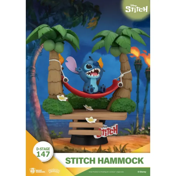 Disney Stitch - D-Stage - Figura Stitch Hammock PREPEDIDO Beast Kingdom - 4