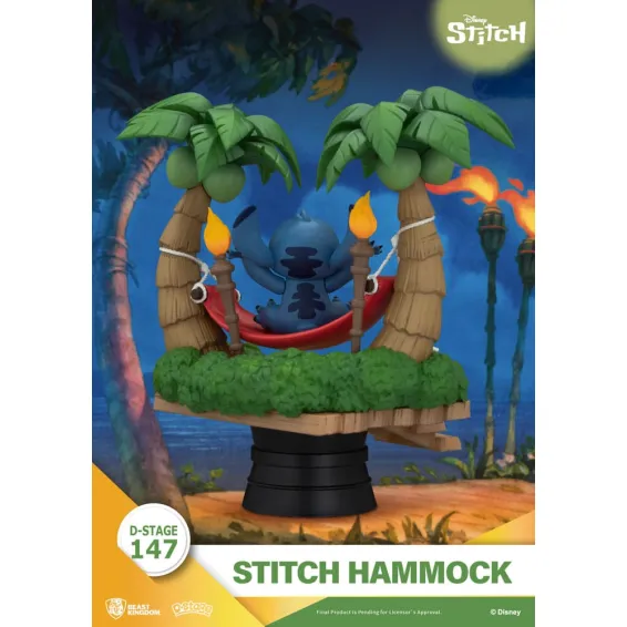 Disney Stitch - D-Stage - Figurine Stitch Hammock PRÉCOMMANDE Beast Kingdom - 5