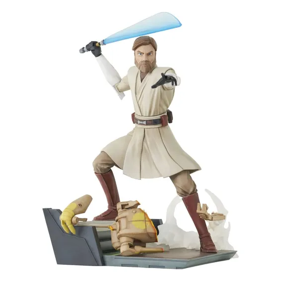 Star Wars: The Clone Wars - Deluxe Gallery - Figura General Obi-Wan Kenobi PREPEDIDO Gentle Giant - 1