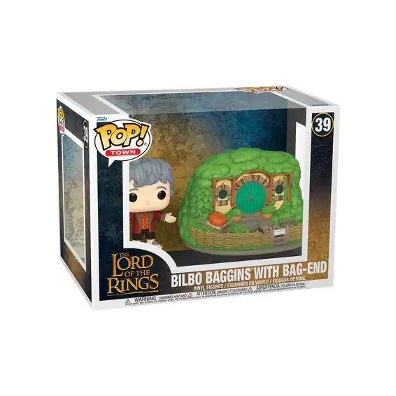 El Señor de los Anillos - Figura Bilbo Baggins with Bag-End 39 POP! PREPEDIDO Funko - 2