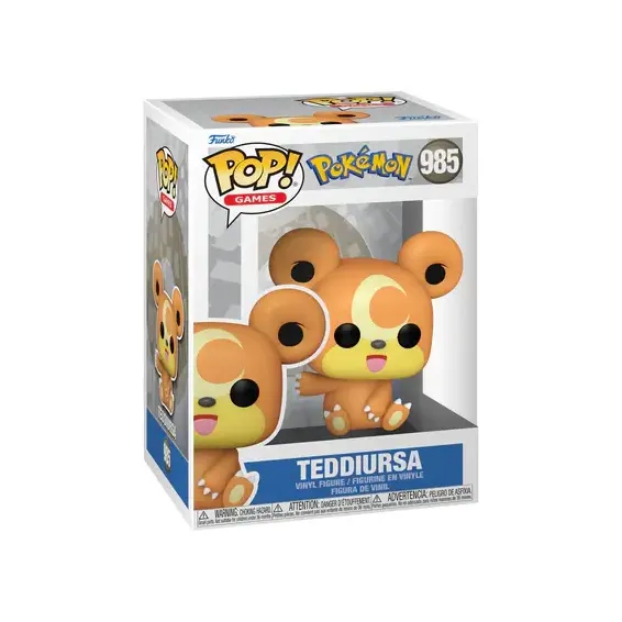 Pokémon - Figura Teddiursa 985 POP! PREPEDIDO Funko - 2