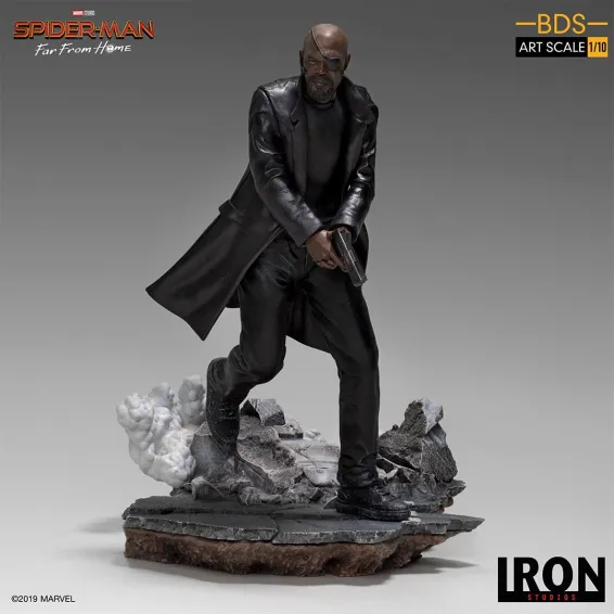 Marvel Spider-Man: Far From Home - BDS Art Scale Deluxe Nick Fury figure