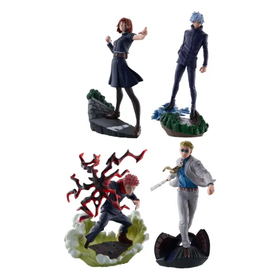 Jujutsu Kaisen - Petitrama Series - Figura Jujutsu Kaisen Series Vol.2 Set PRÉCOMMANDE Megahouse - 1