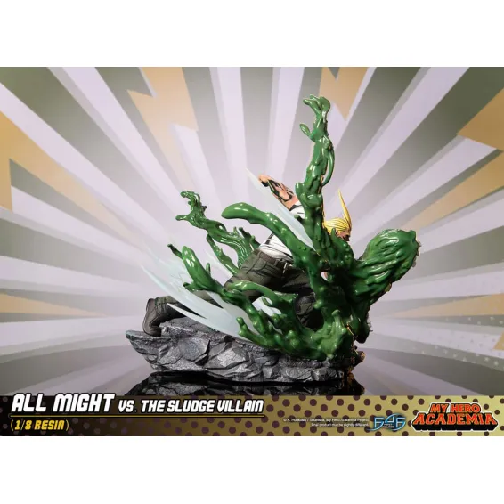 My Hero Academia - Figurine All Might Vs. the Sludge Villain PRÉCOMMANDE First 4 Figures - 3