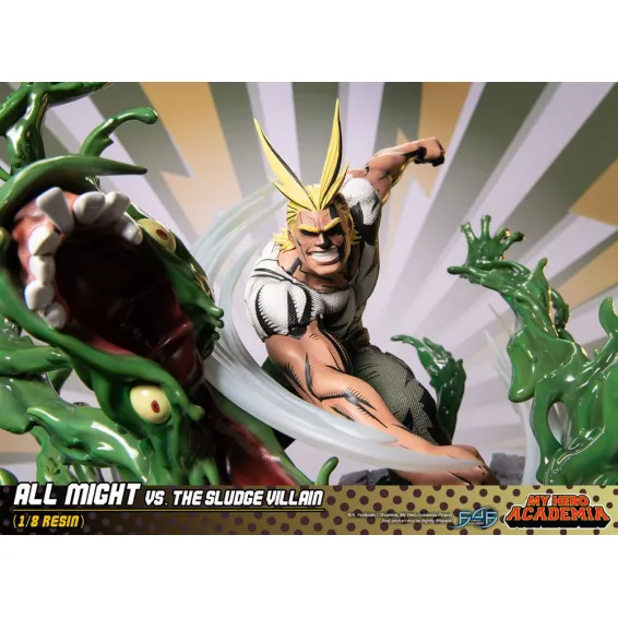 My Hero Academia - Figurine All Might Vs. the Sludge Villain PRÉCOMMANDE First 4 Figures - 5