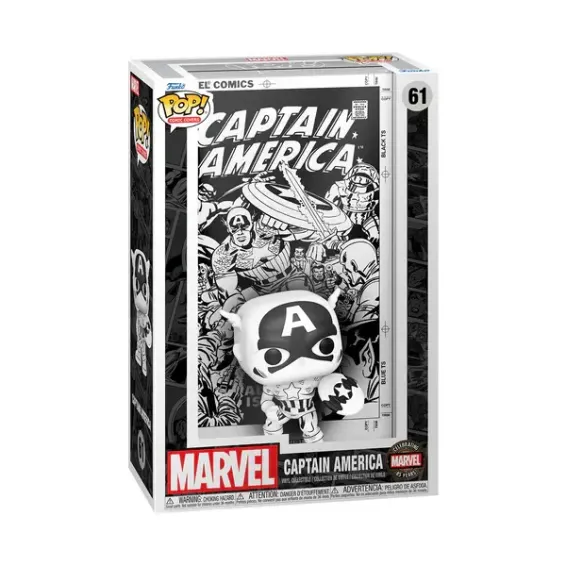 Marvel - Comic Cover - Figurine Captain America 61 POP! PRÉCOMMANDE Funko - 1