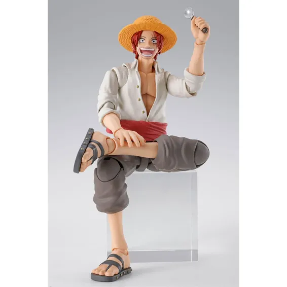 One Piece - S.H. Figuarts - Figura Shanks & Monkey D. Luffy Childhood Ver. PREPEDIDO Tamashii Nations - 7