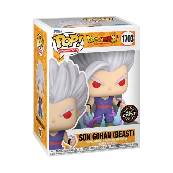 Dragon Ball Super - Figura Son Gohan (Beast) 1703 (posibilidades de Chase) POP! Funko - 6