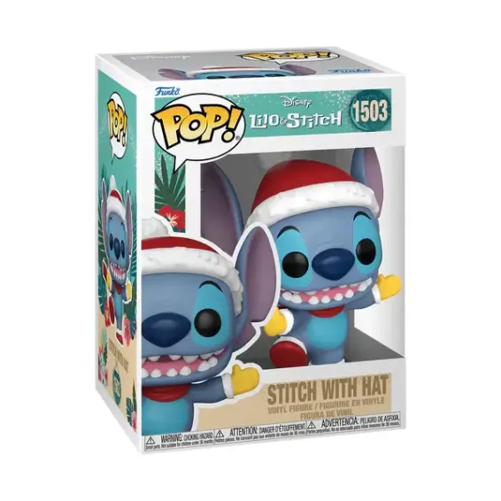 Disney Lilo & Stitch - Figura Stitch with Hat 1503 POP! Funko - 2