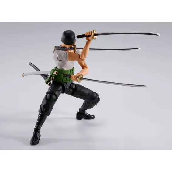 One Piece - S.H. Figuarts - Roronoa Zoro (Romance Dawn) Figure PRE-ORDER Tamashii Nations - 6