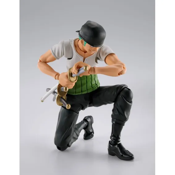 One Piece - S.H. Figuarts - Roronoa Zoro (Romance Dawn) Figure PRE-ORDER Tamashii Nations - 11