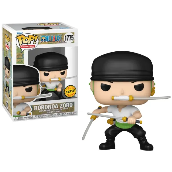 One Piece - Figura Roronoa Zoro 1775 (posibilidades de Chase) POP! Funko - 2