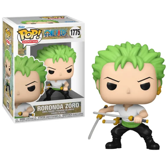 One Piece - Figura Roronoa Zoro 1775 (posibilidades de Chase) POP! Funko - 1