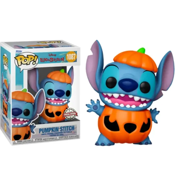 Disney Lilo & Stitch - Figura Pumpkin Stitch 1087 Special Edition POP! PREPEDIDO Funko - 1