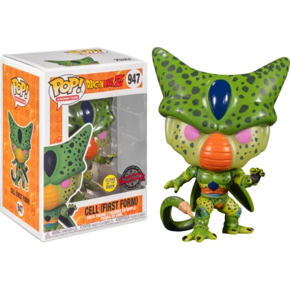 Dragon Ball Z - Cell First Form 947 Special Edition GITD POP! Figure PRE-ORDER Funko - 1