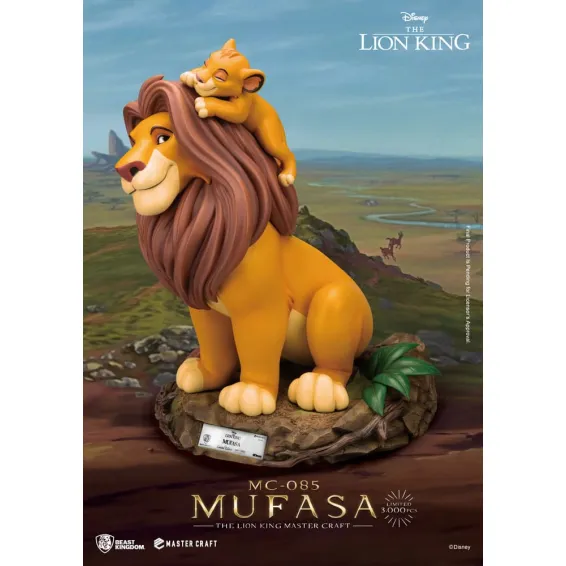 Disney The Lion King - Master Craft - Mufasa Figure PRE-ORDER Beast Kingdom - 2