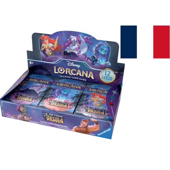 Disney Lorcana - Display of 24 boosters Chapitre 4 (Le Retour d'Ursula) French Ravensburger - 1