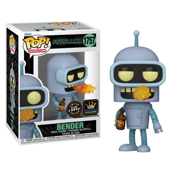 Futurama - Figura Bender 1757 (posibilidades de Chase) Specialty Series POP! Funko - 2